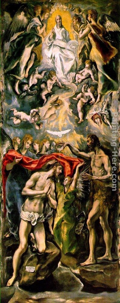 El Greco The Baptism
